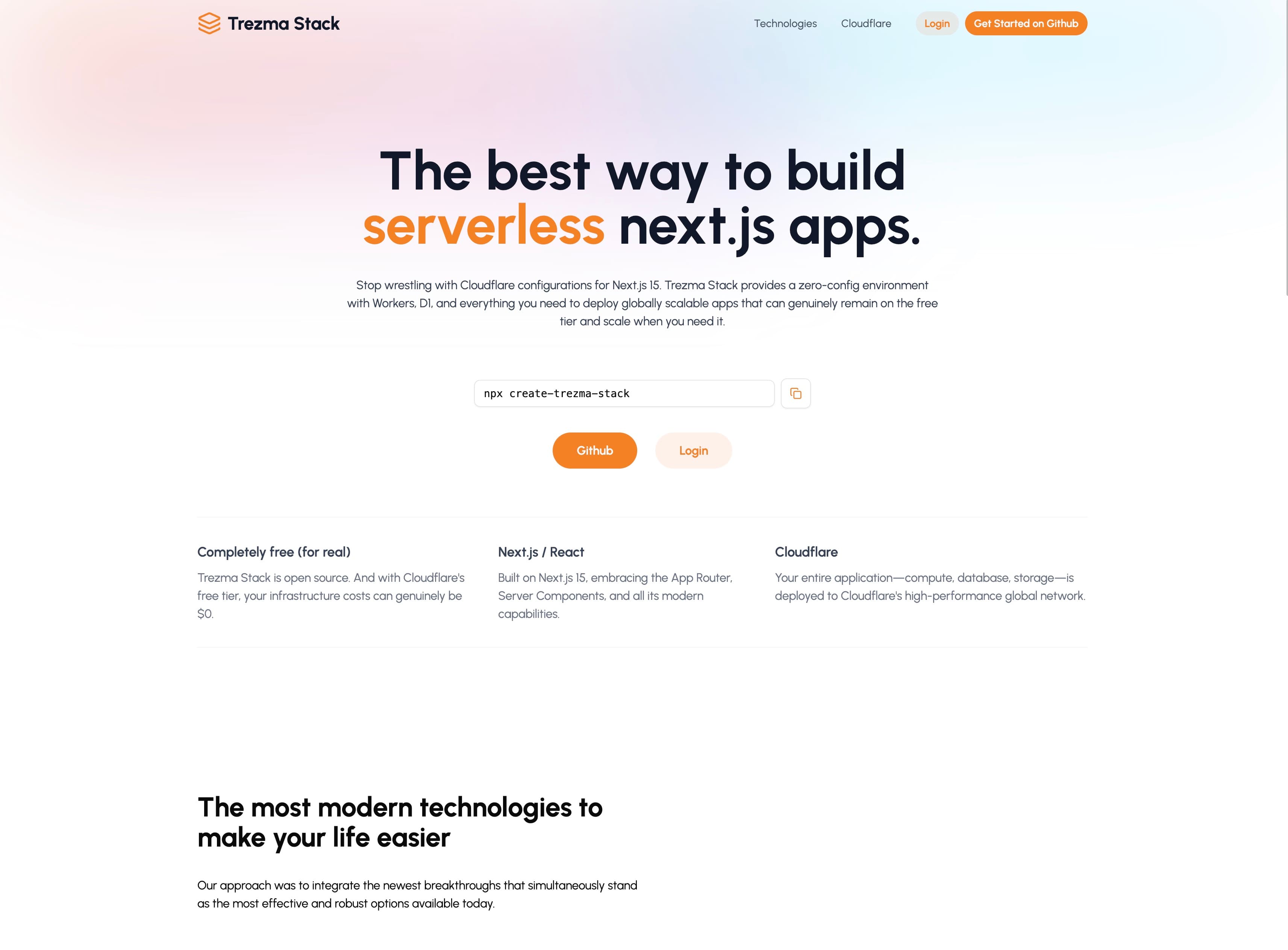 The best way to start any nextjs app